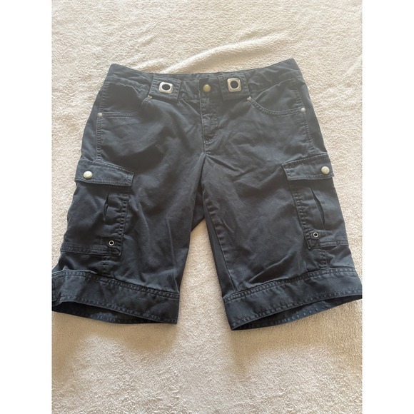 Athleta Pants - Athleta Black Cargo Bermuda Shorts Women's Size‎ 6 Casual Activewear